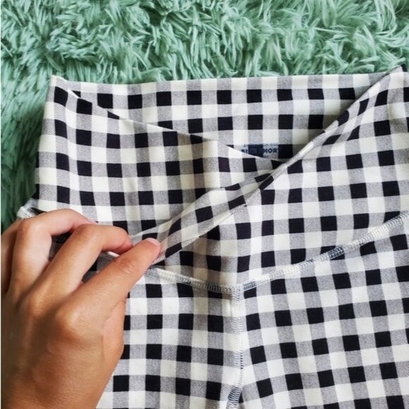 NWT Old Navy Gingham High Rise Bike Shorts 4X - Picture 3 of 4